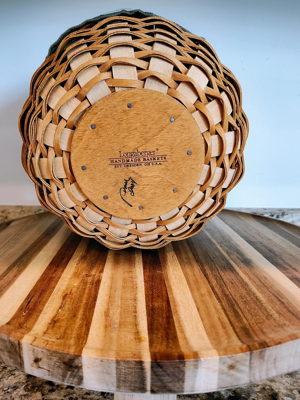 Rare 2004 Longaberger Basket With Original Liner